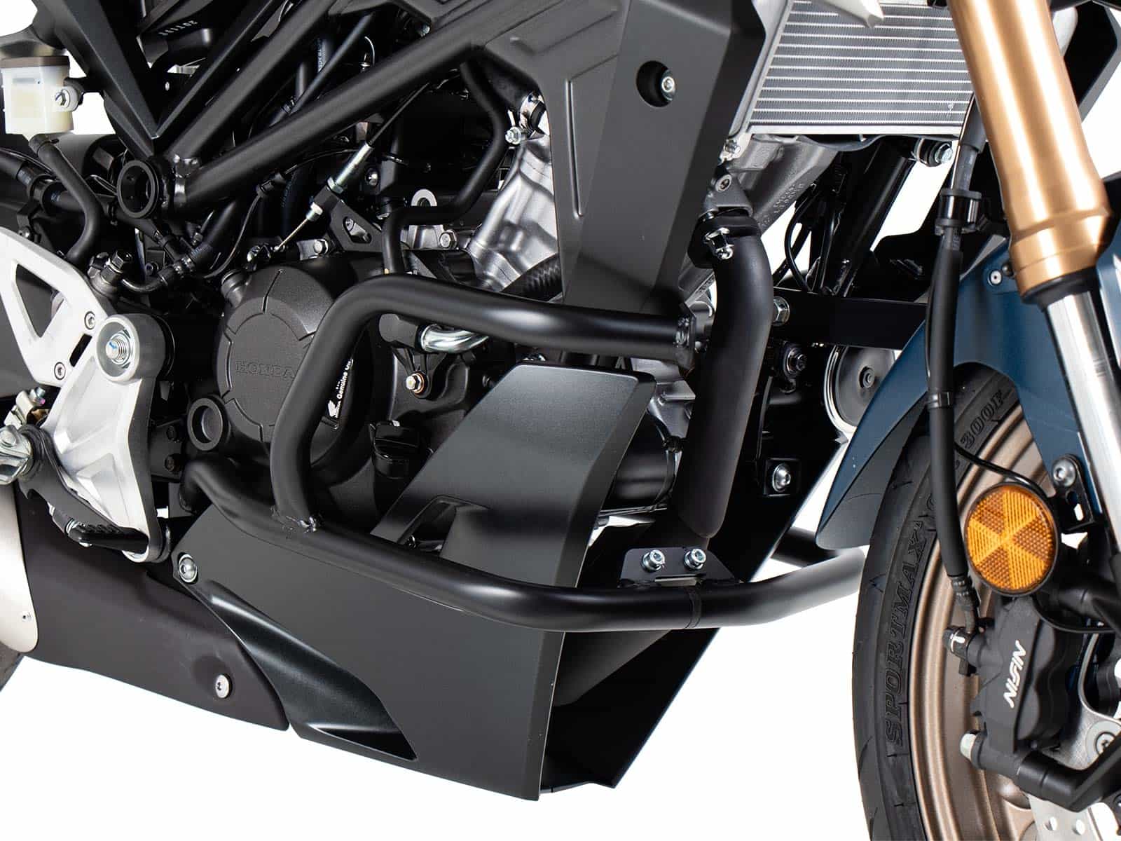 Engine protection bar black for Honda CB 125 R (2021-)
