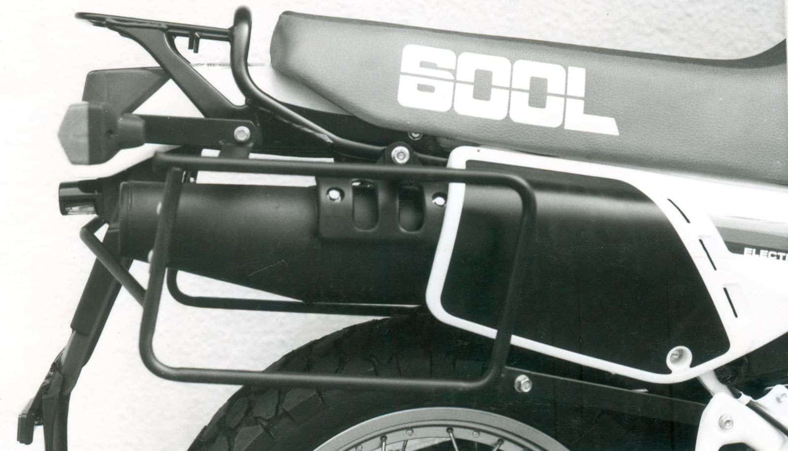 Sidecarrier permanent mounted black for Honda XL 600 LM (1985-1987)