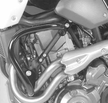 Engine protection bar black for Yamaha MT-03 (2006-2013)