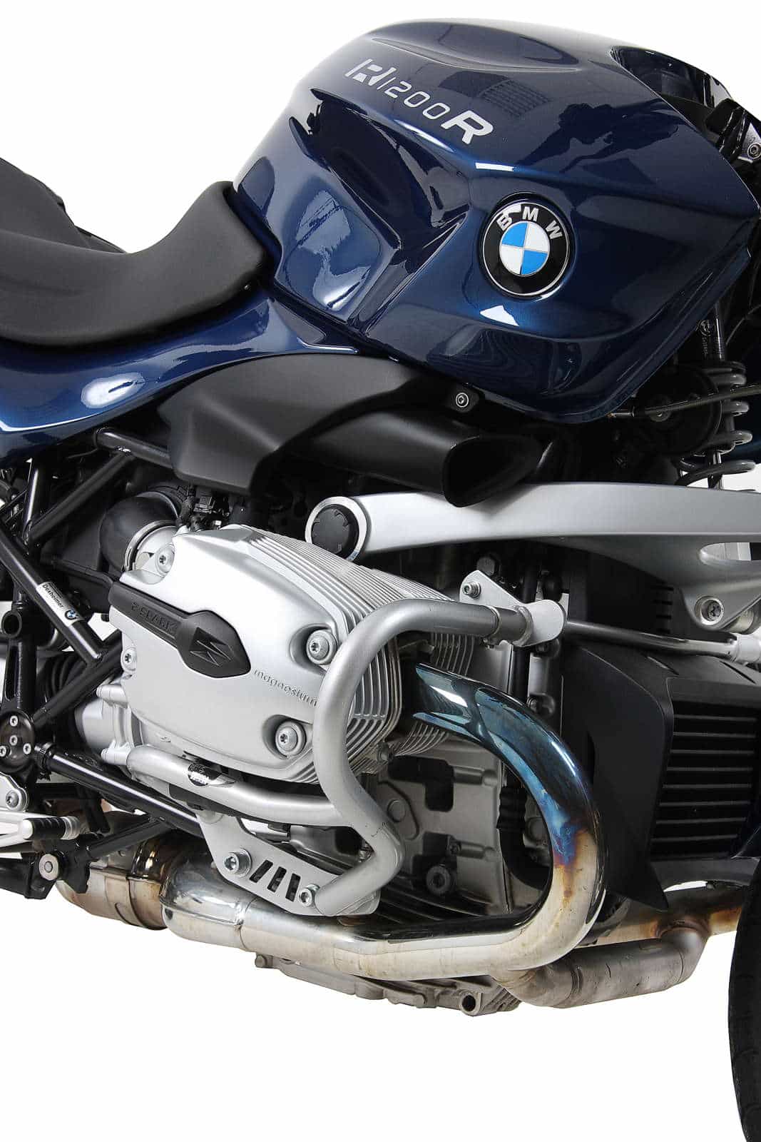 Engine protection bar silver for BMW R 1200 R (2011-2014)