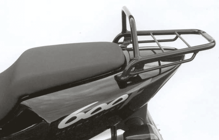 Topcase carrier tube-type black for Honda CBR 600 F (1999-2010)