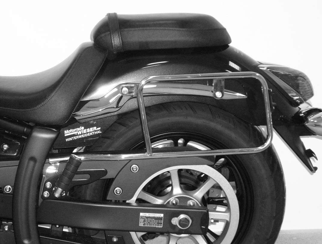 Sidecarrier permanent mounted chrome for Yamaha XVS 950 A Midnight Star (2009-)