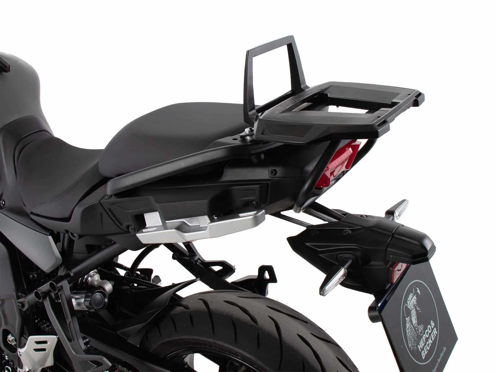 Alurack topcasecarrier black for Yamaha Tracer 9 / GT (2021-)