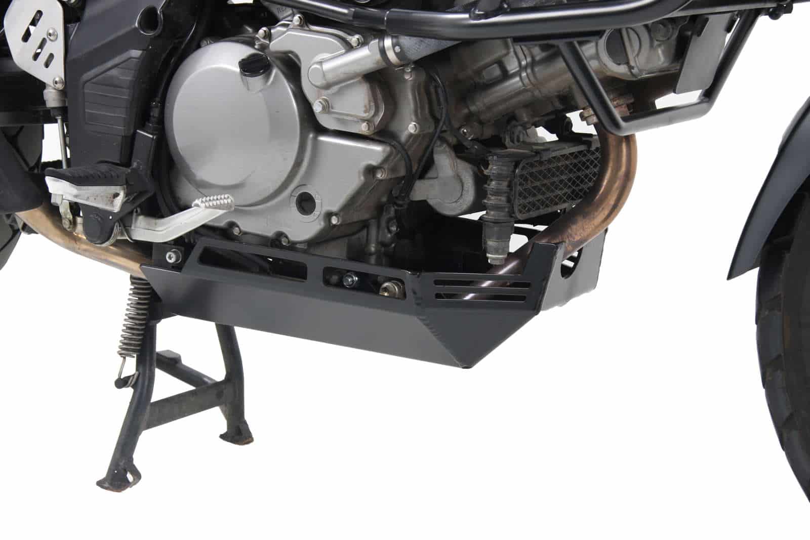Engine protection plate black for Suzuki DL 650 V-Strom (2004-2011)