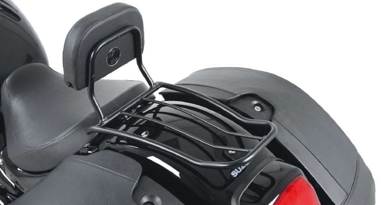 Solorack with backrest - black for Suzuki C1500T Intruder (2013-2016)