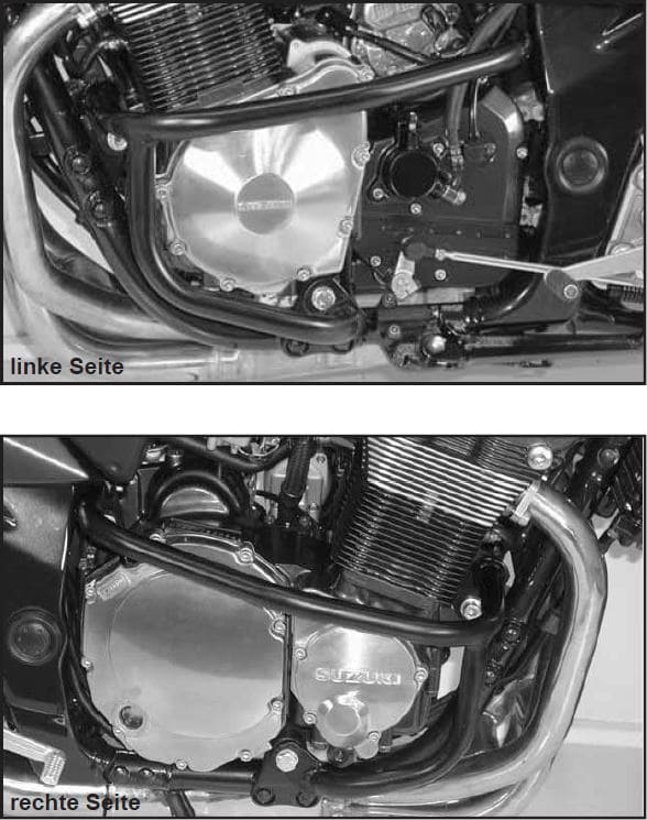 Engine protection bar chrome for Suzuki GSF 1200/S Bandit (2006)