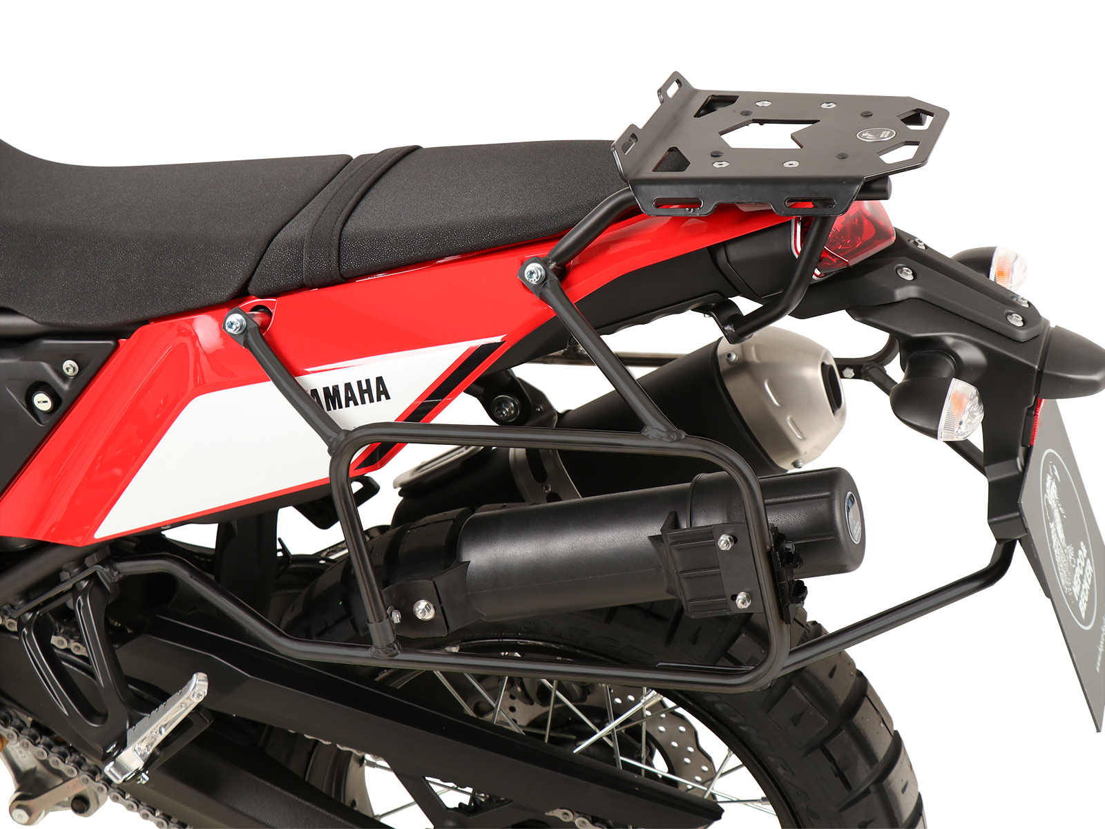 Sidecarrier permanent mounted black for Yamaha Ténéré 700 / Rally (2019-) /World Rally (2023-)