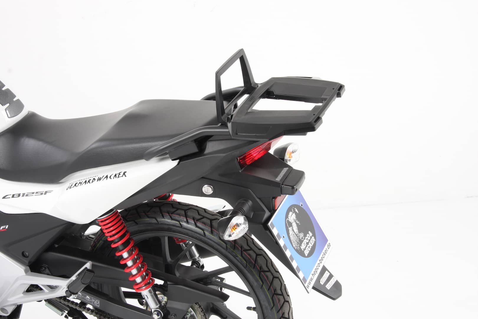 Alurack top case carrier black for Honda CB 125 F (2015-2020)
