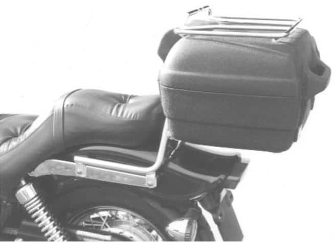 Sissybar with rearrack chrome for Kawasaki EN 500 (1996-2003)
