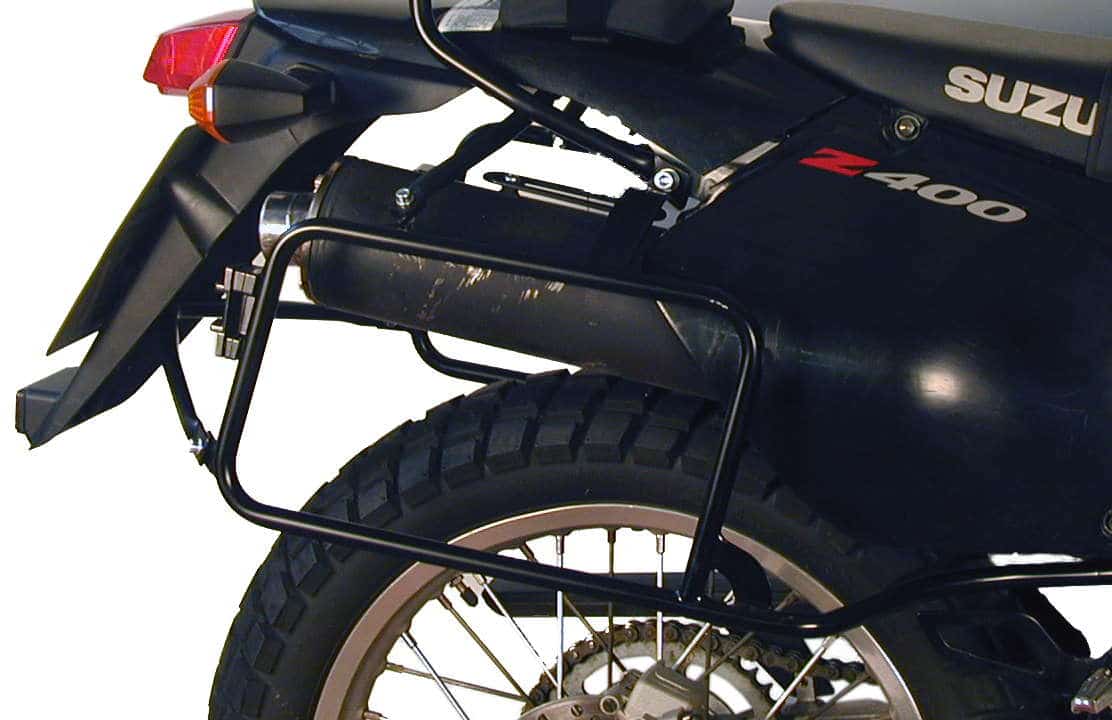 Sidecarrier permanent mounted black for Suzuki DR - Z 400/S (2000-2008)