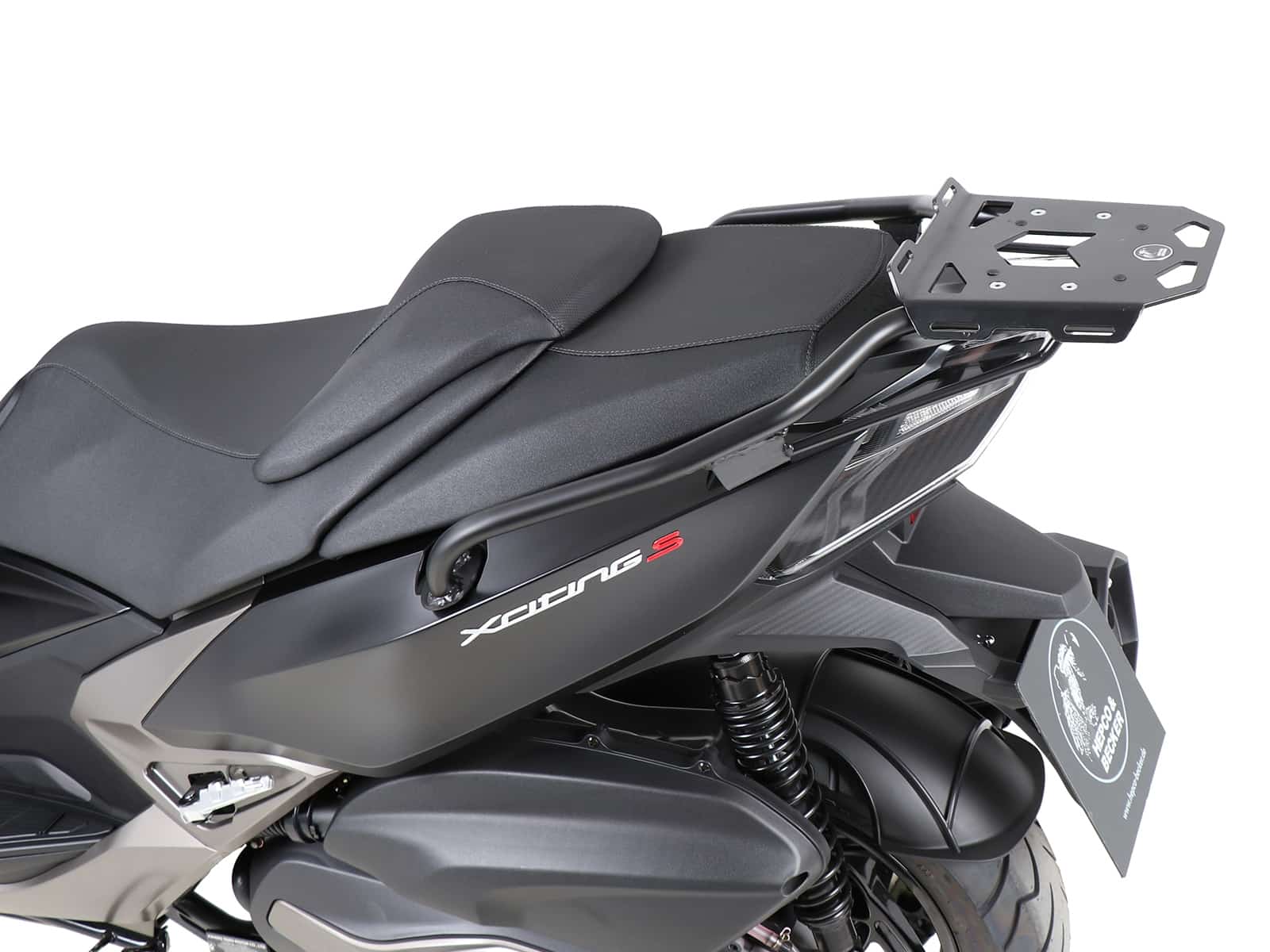 Minirack soft luggage rear rack for Kymco Xciting S 400i ABS (2018-)