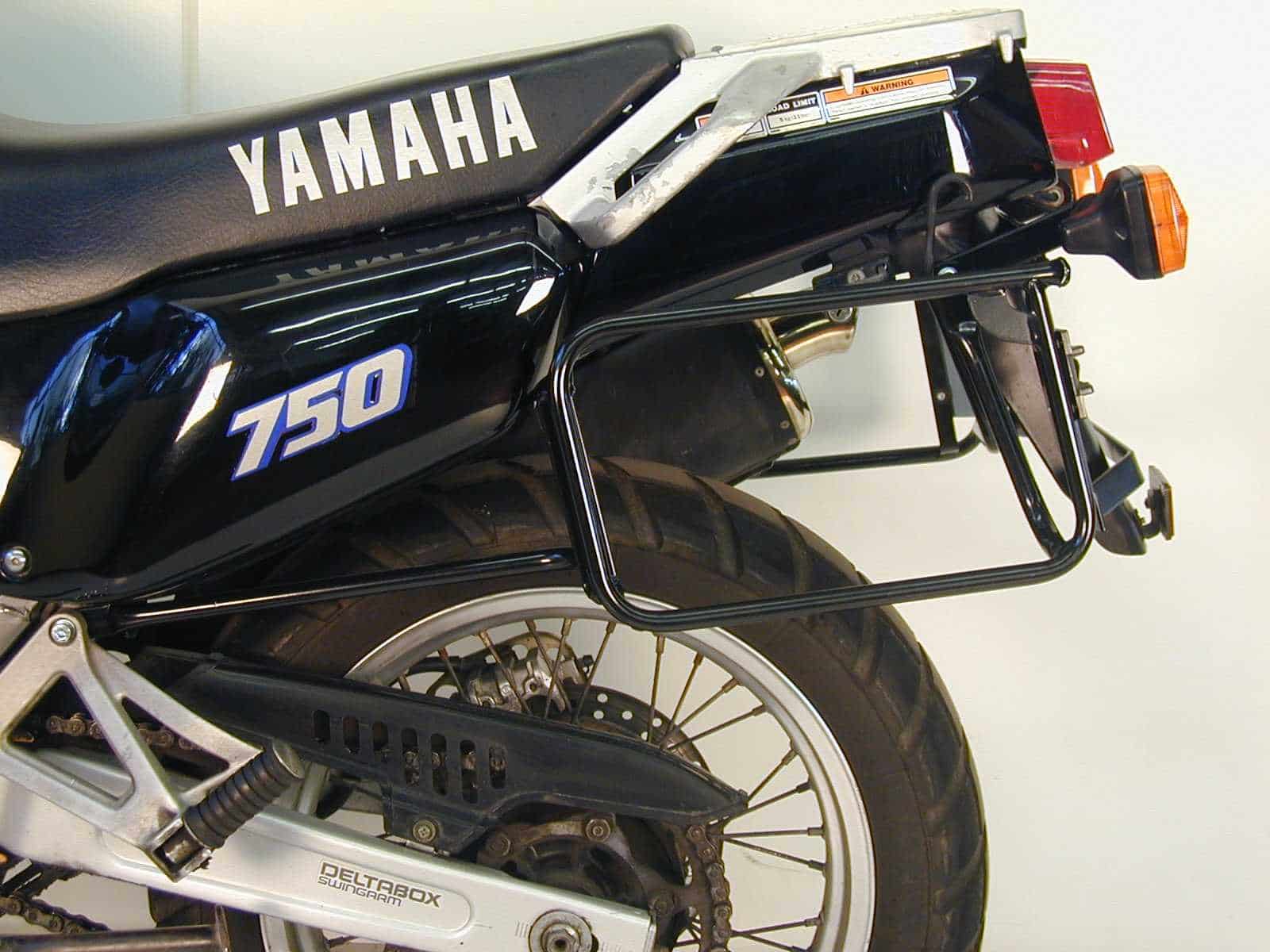 Sidecarrier permanent mounted black for Yamaha XTZ 750 Super Ténéré (1989-1997) (Sebring exhaust)