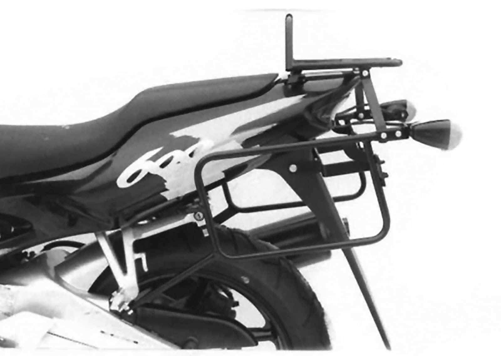 Sidecarrier permanent mounted black for Honda CBR 600 F (1997-1998)