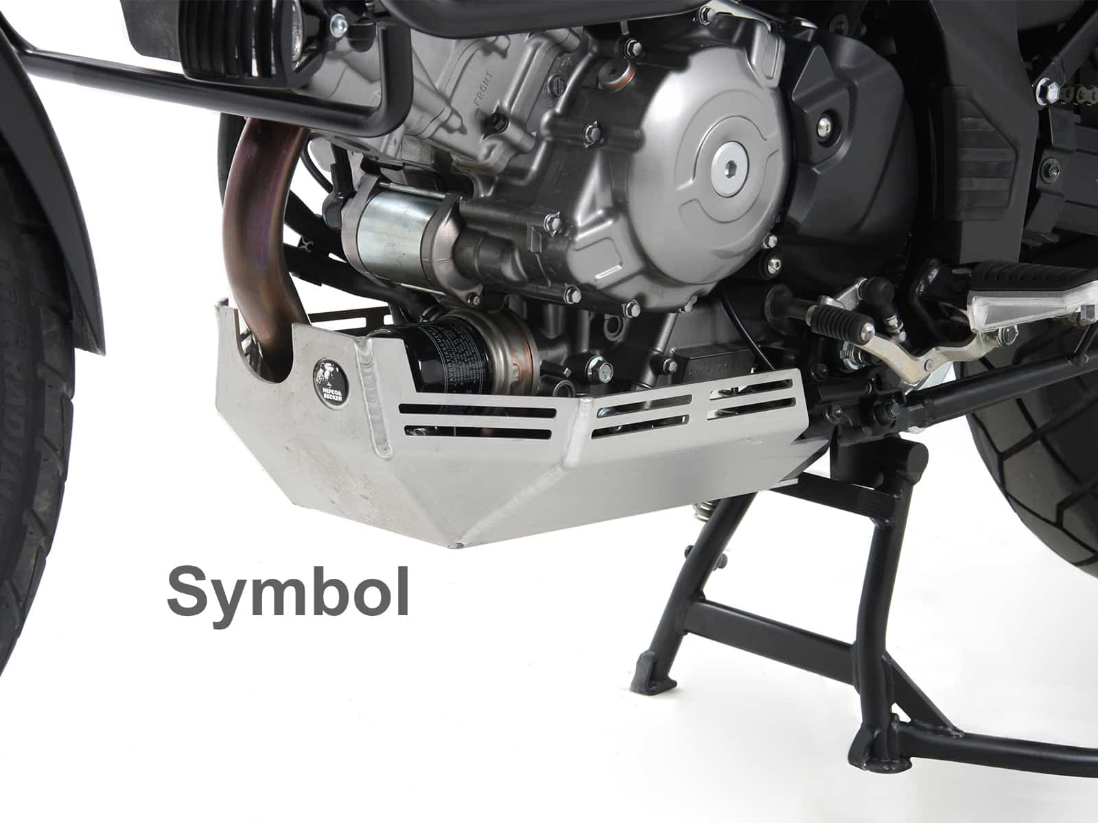 Engine protection plate black for Suzuki V-Strom 650/XT (2017-)