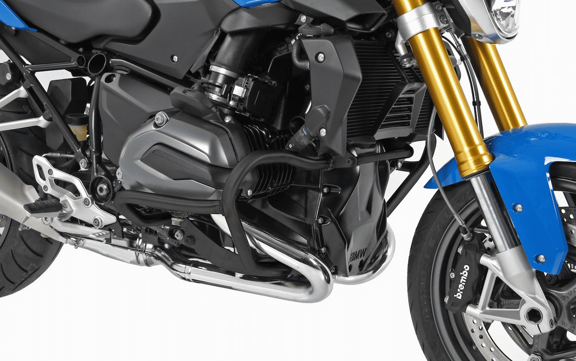 Engine protection bar black for BMW R 1200 RS (2015-2018)