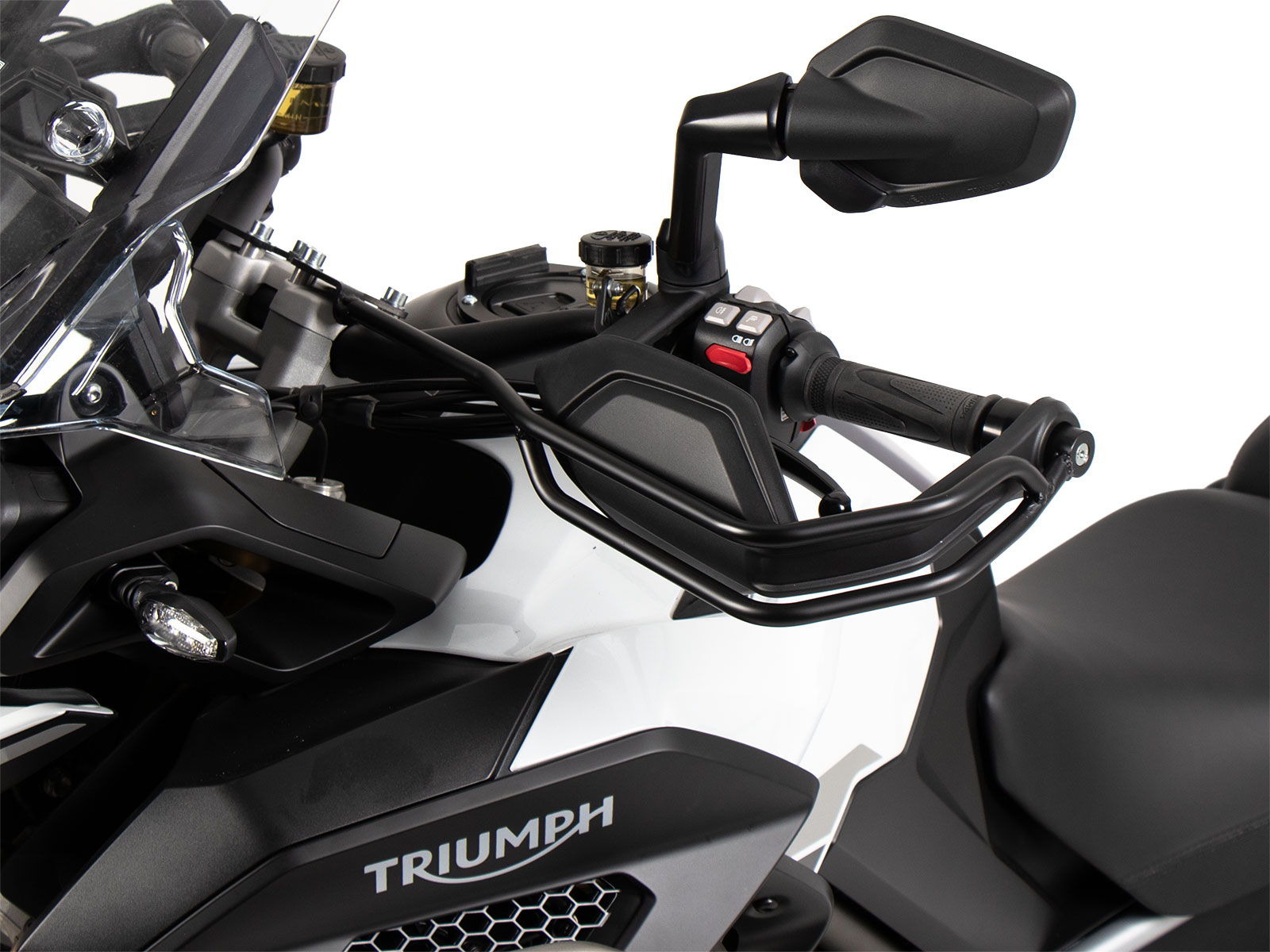 Handle guard set black (left+right side) for Triumph Tiger 1200 Rally Pro / GT (2022-)
