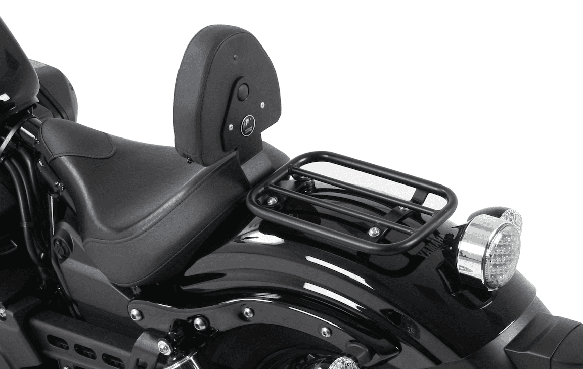 Solorack with backrest - black for Yamaha XV 950/R (2013-2020)