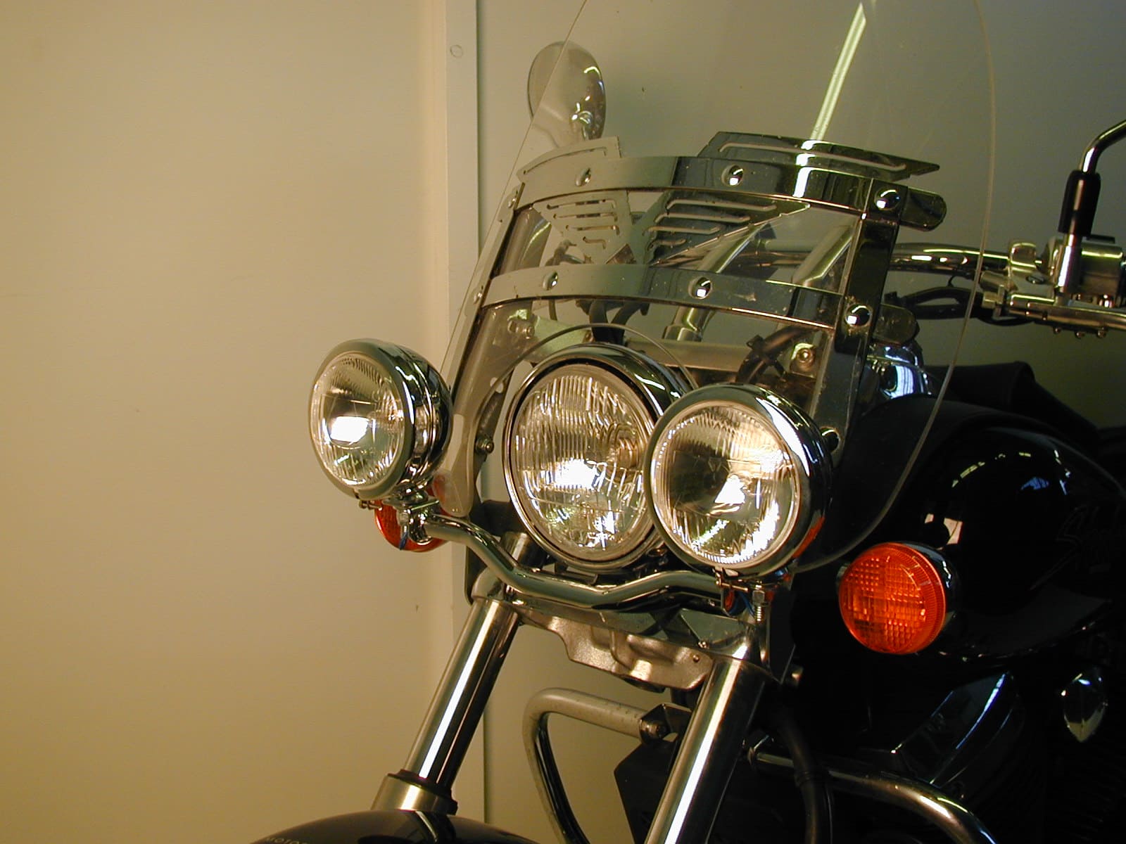 Twinlight-Set for model with windscreen for Honda VT 750 Shadow (2008-)