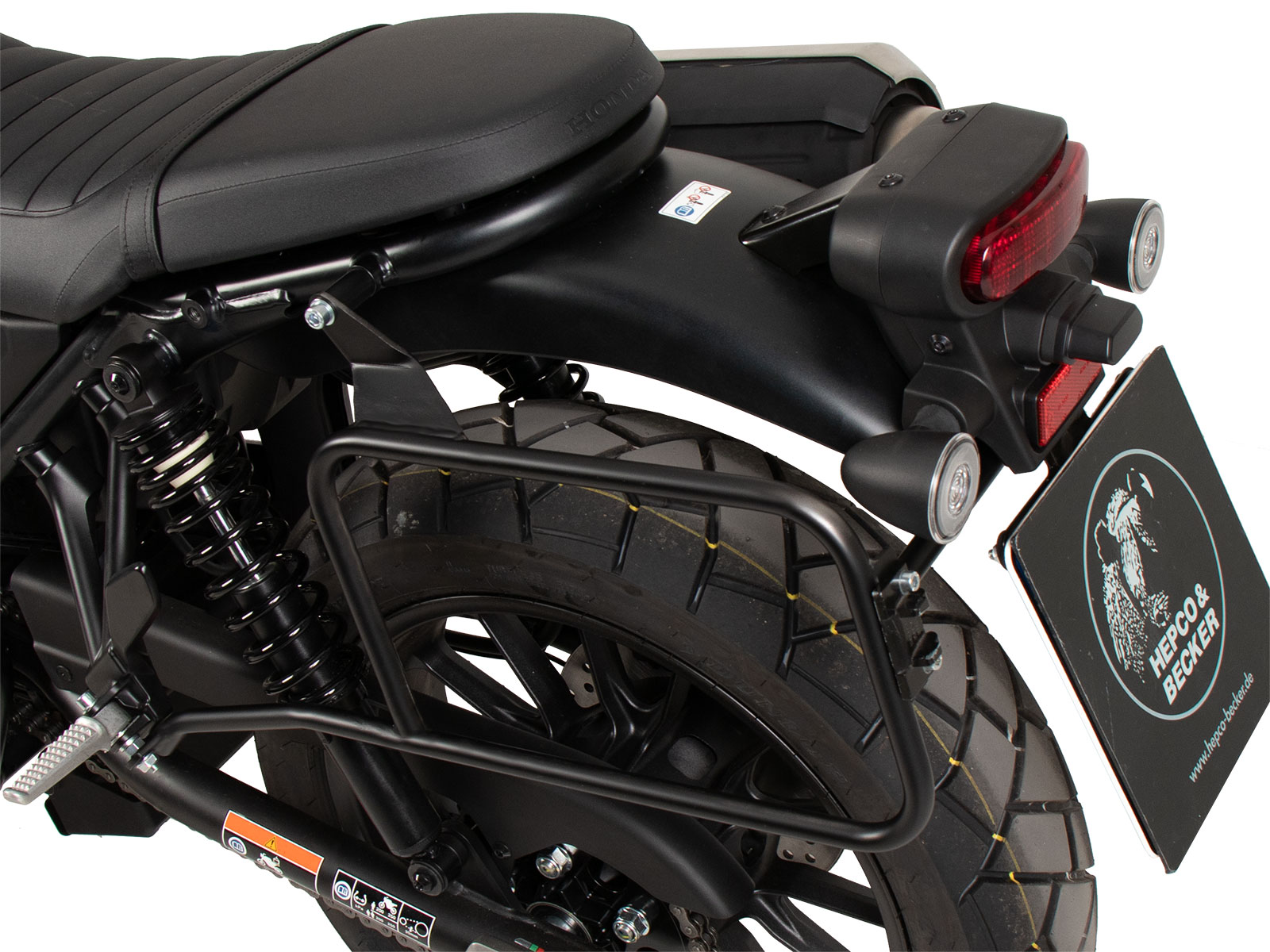 Sidecarrier one-sided left permanent mounted black for Honda CL 500 (2023-)