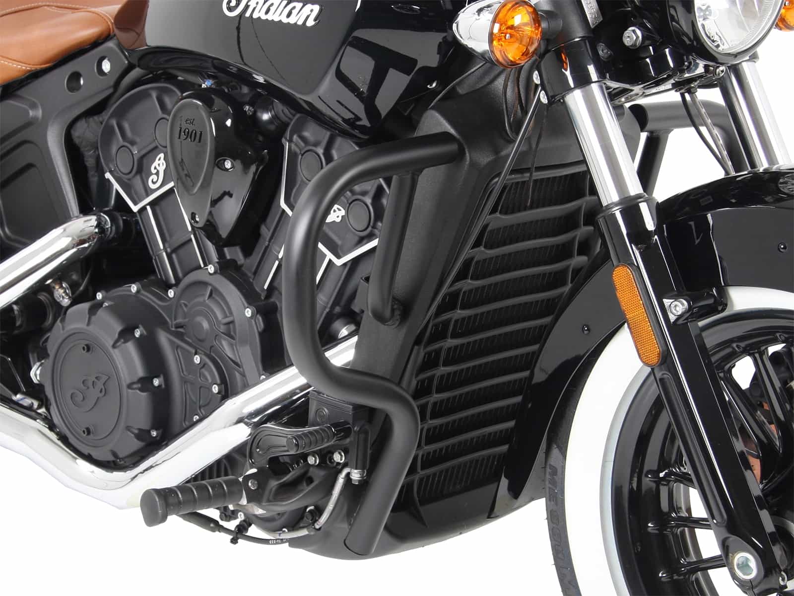 Engine protection bar black for Indian Scout/Sixty (2015-)