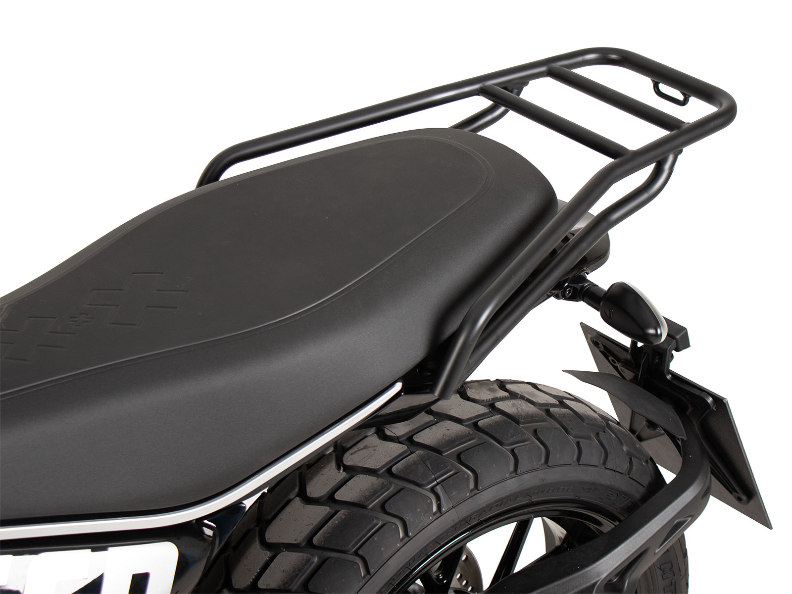 Tube rear rack - black for Ducati Scrambler 800 Nightshift/Full Throttle (2023-)
