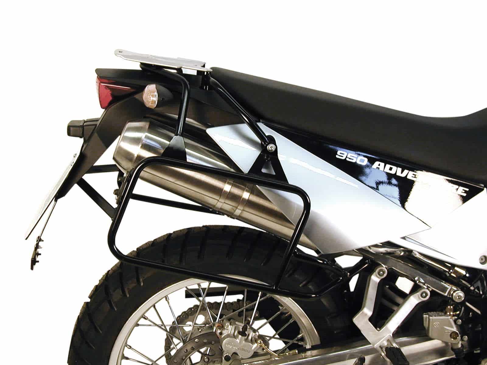 Sidecarrier permanent mounted black for KTM 950 LC 8 (2003-2005)/990 LC 8 Adventure (2006-2013)