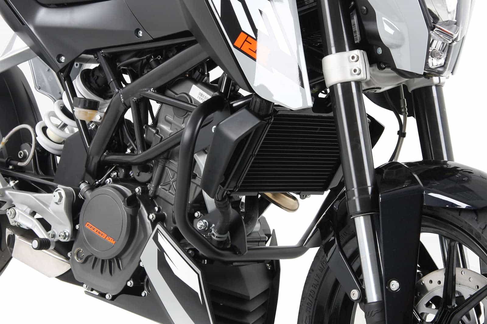 Engine protection bar black for KTM 125/200 Duke (2011-2016)