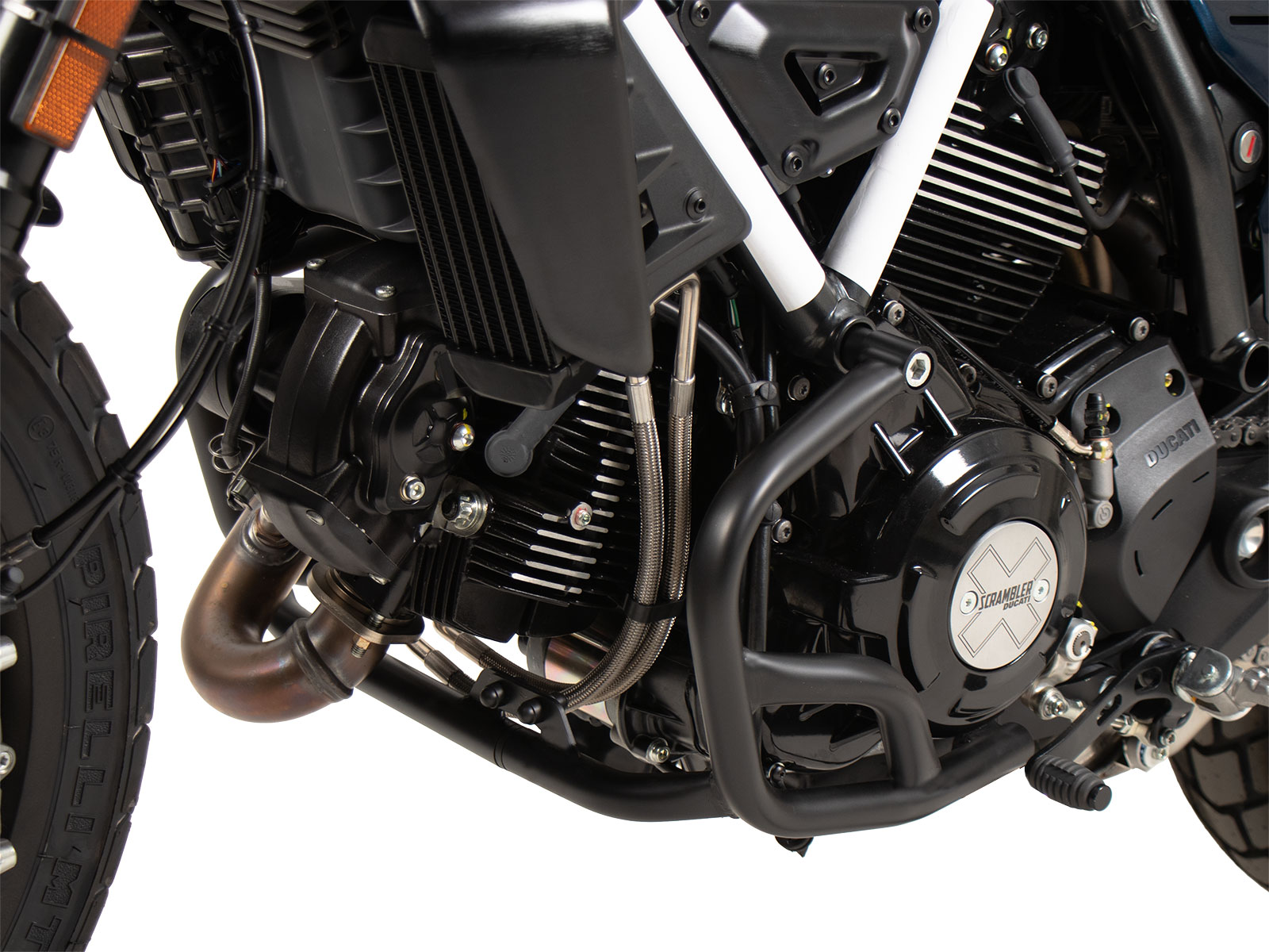 Engine protection bar black for Ducati Scrambler 800 Nightshift/Full Throttle (2023-)