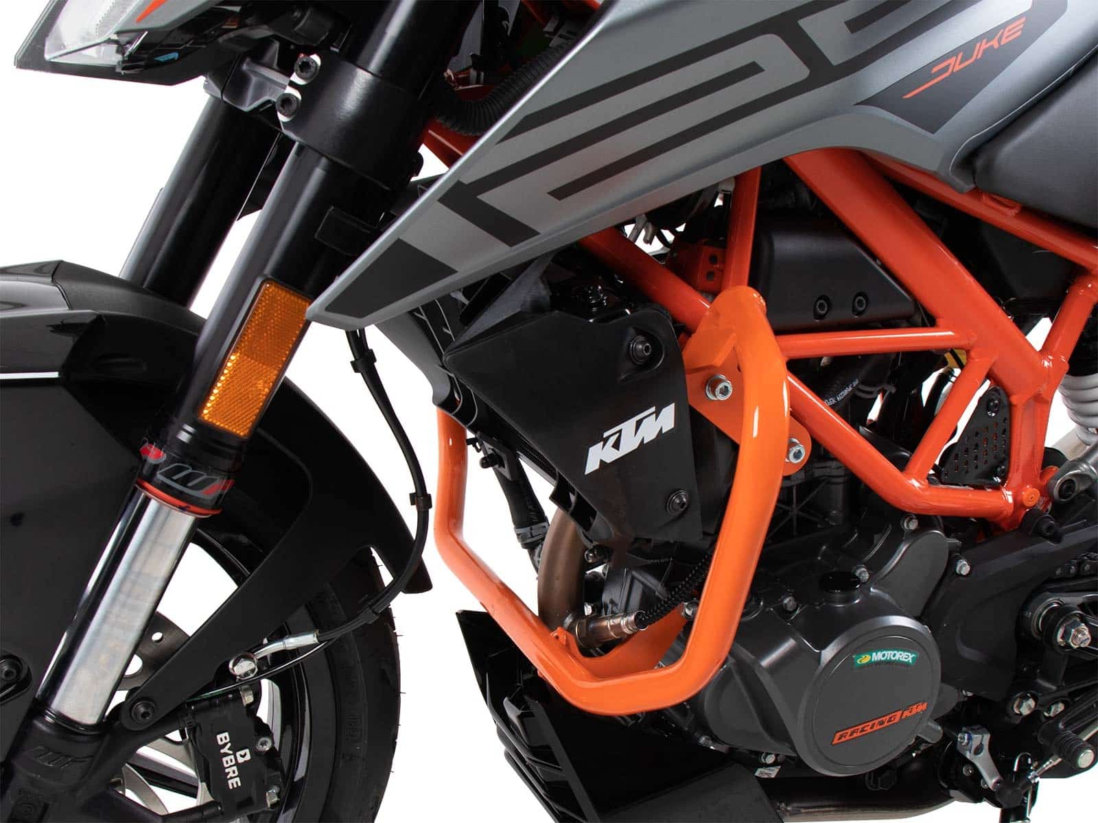 Engine protection bar - orange for KTM 125 Duke (2021-)