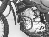 Engine protection bar black for Yamaha XT 600 E (1995-2003)