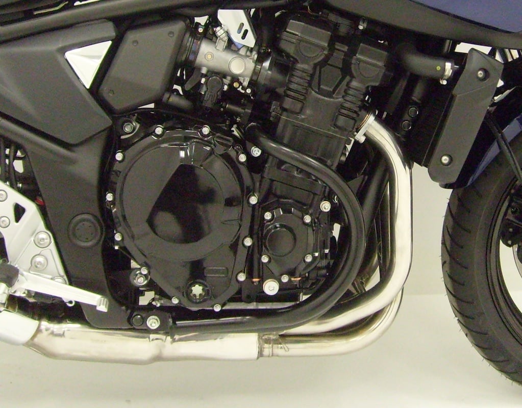 Engine protection bar black for Suzuki GSF 650 Bandit ABS (2007-)