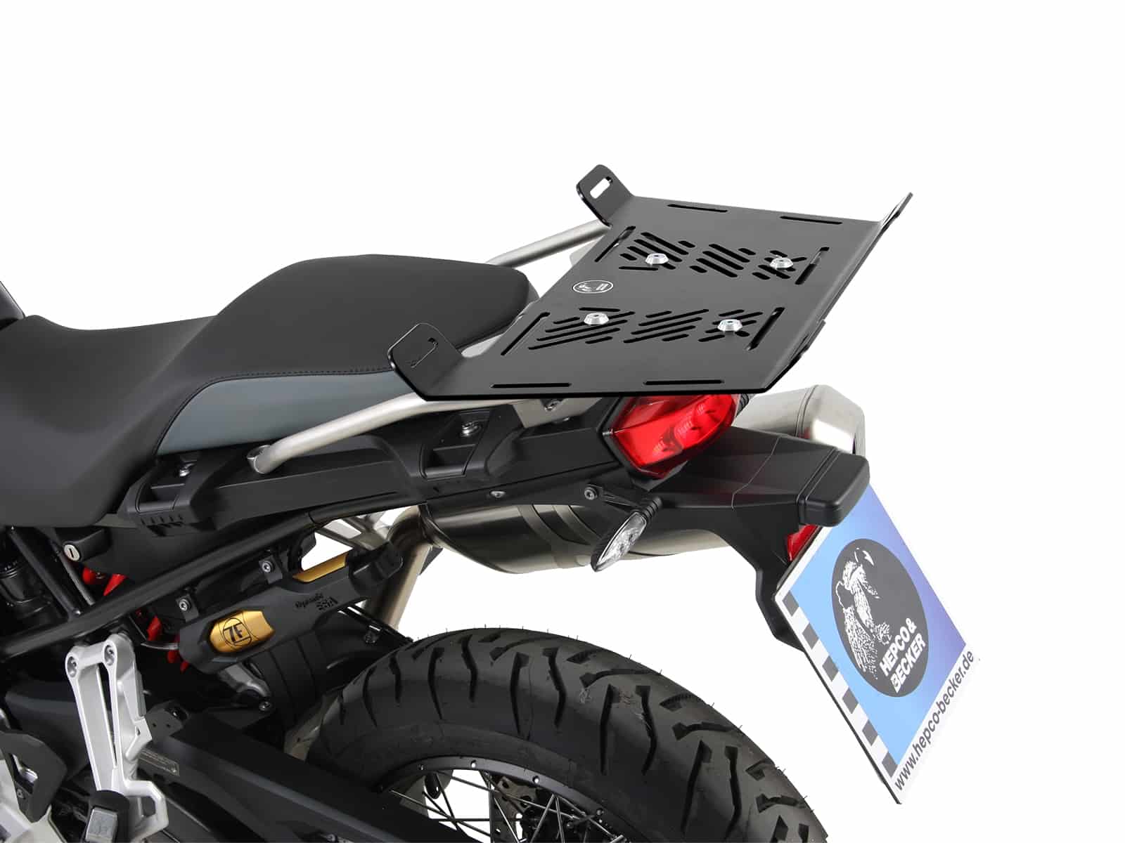 Modelspecific rear enlargement only for original Touring rear rack (special Touring package) for BMW F 750 GS (2018-)