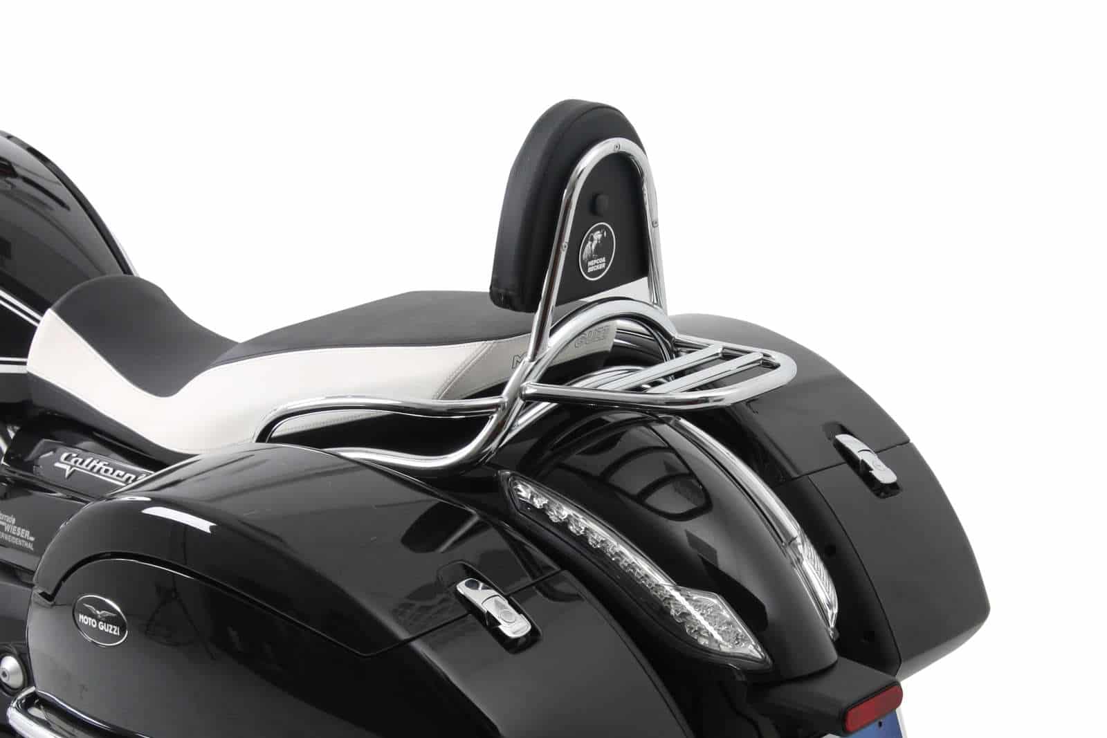Sissybar with rearrack chrome for Moto Guzzi California 1400 Custom/Touring/Audace/Eldorado (2013-)