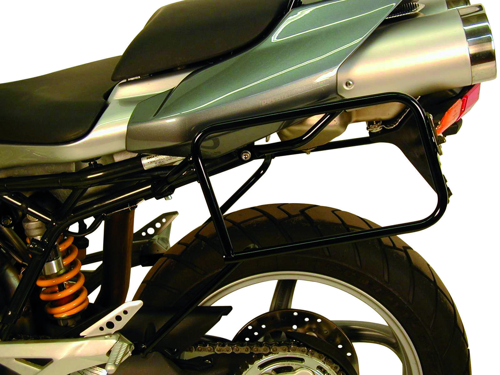 Sidecarrier permanent mounted black for Ducati Multistrada 620 (2003-2006)/Multistrada 1000