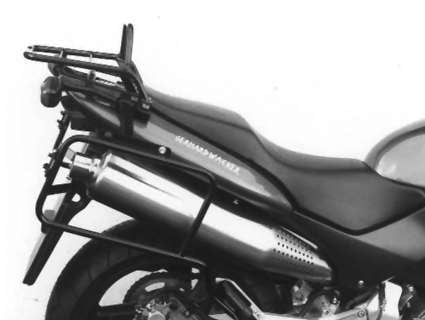 Complete carrier set (side- and topcase carrier) black for Honda CB 600 F Hornet/S (1998-2002)