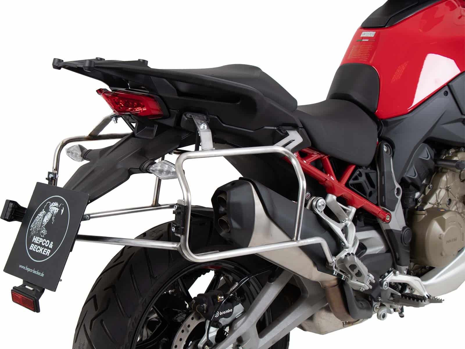 Side carrier Cutout for Xplorer Cutout cases for Ducati Multistrada V4 / S / S Sport (2021-) / Rally (2023-)