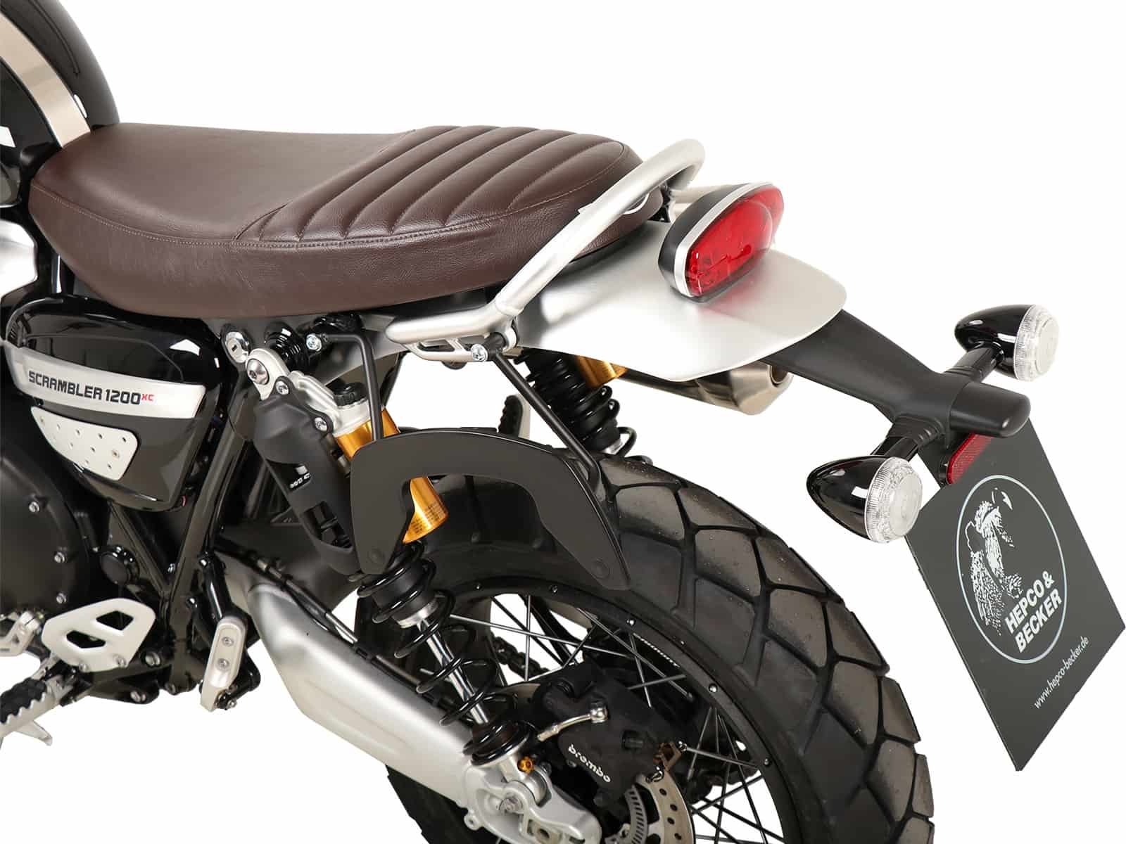 C-Bow sidecarrier only left side black for Triumph Scrambler 1200 XC (2019-)