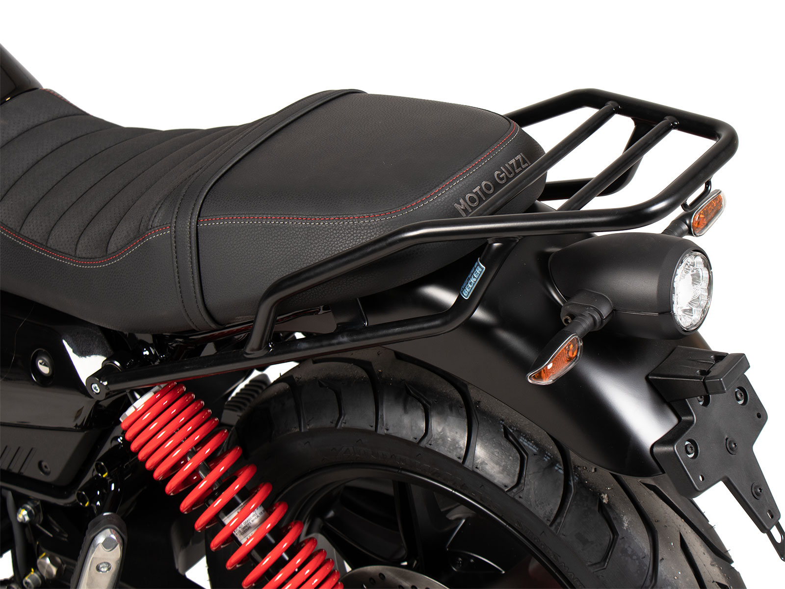 Tube rear rack - black for Moto Guzzi V7 Stone Special edition (850ccm) (2022-)