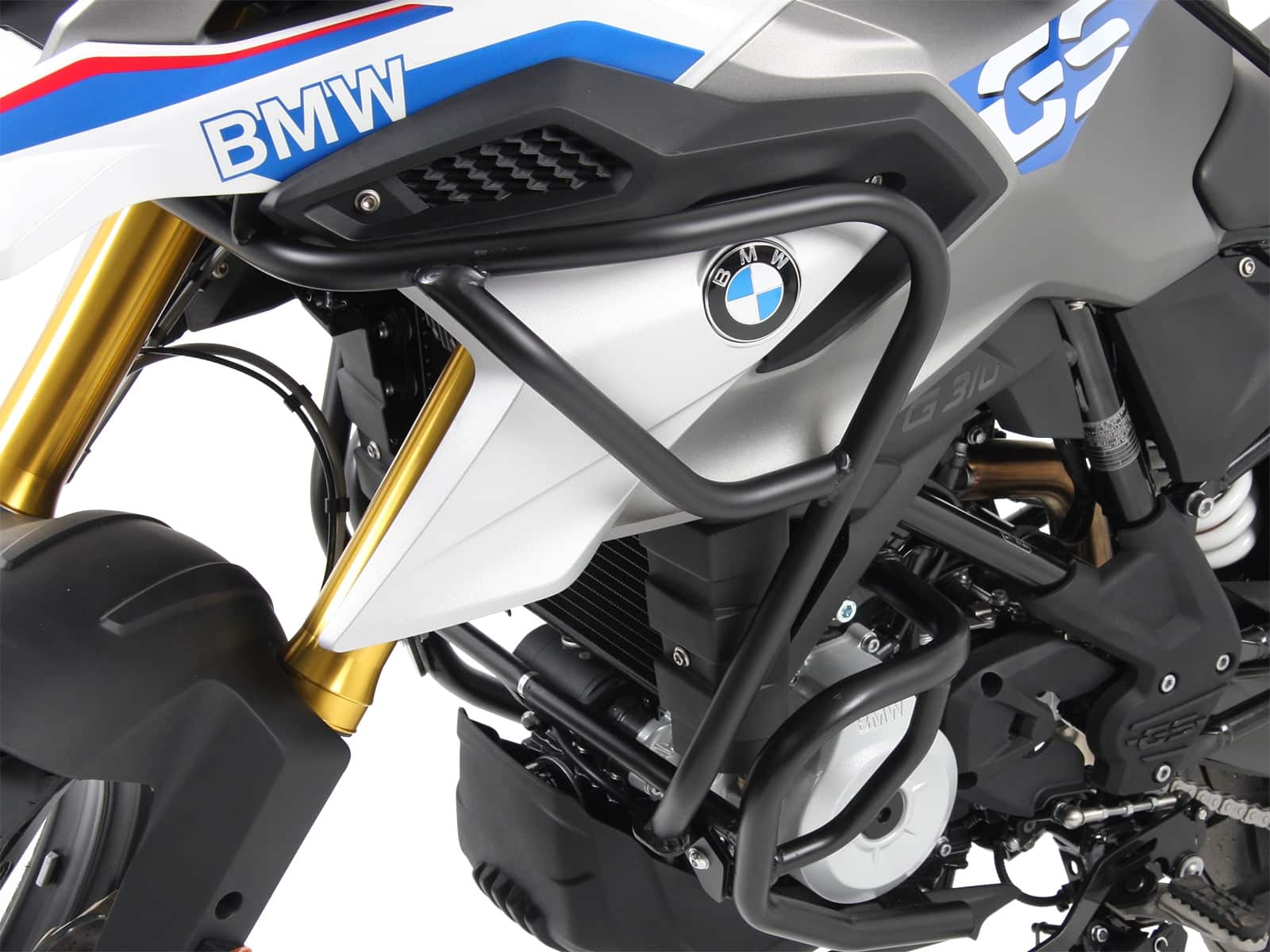 Tankguard black for combination with lower engine crash bar 5016507 for BMW G 310 GS (2017-)