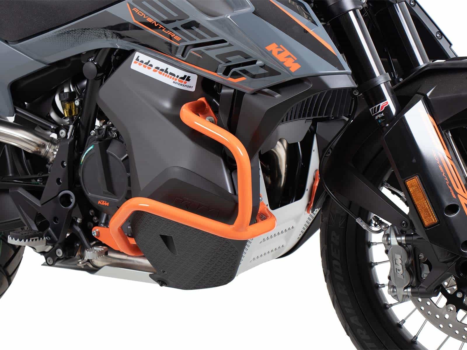 Engine protection bar orange for KTM 890 Adventure / R / Rally (2021-)