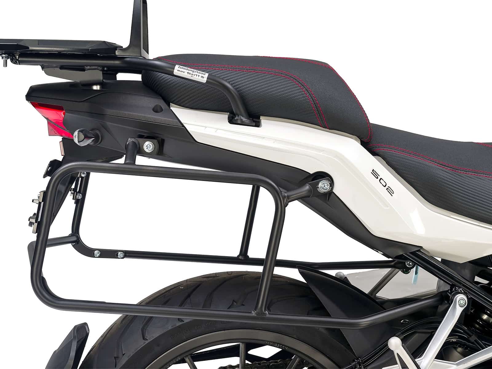 Sidecarrier permanent mounted black for Benelli TRK 502 X (2018-)