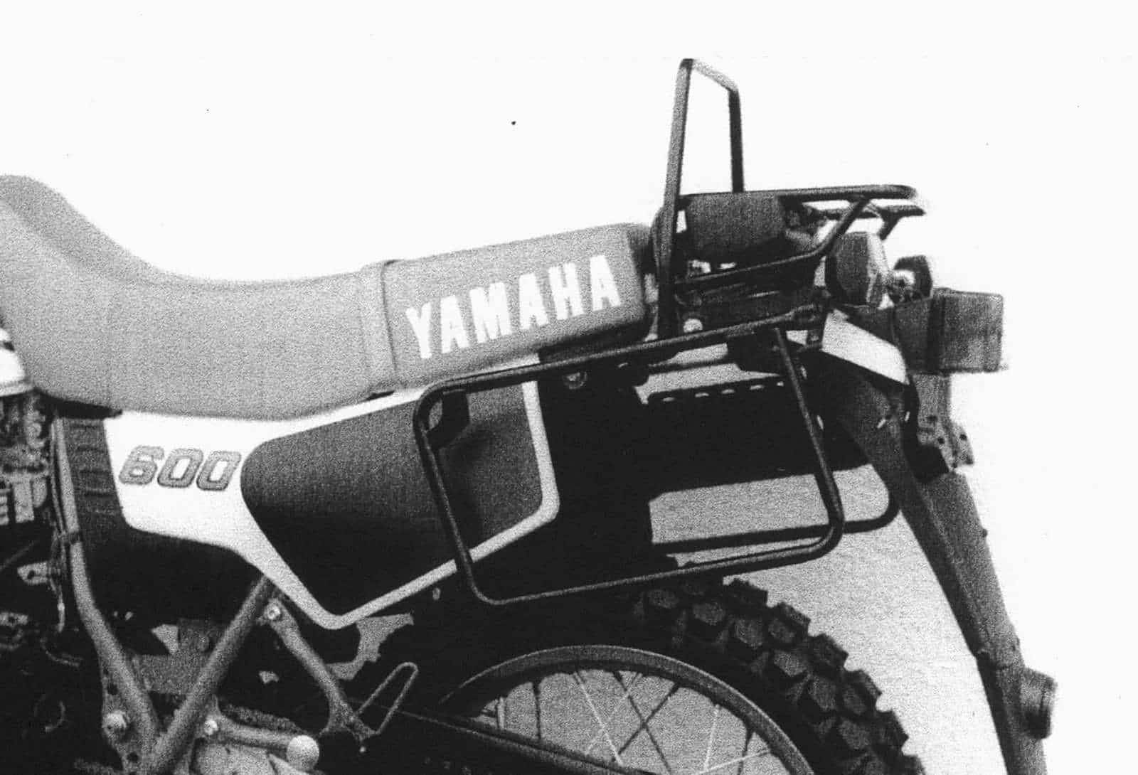 Sidecarrier permanent mounted black for Yamaha XT 600 (1984-1986)
