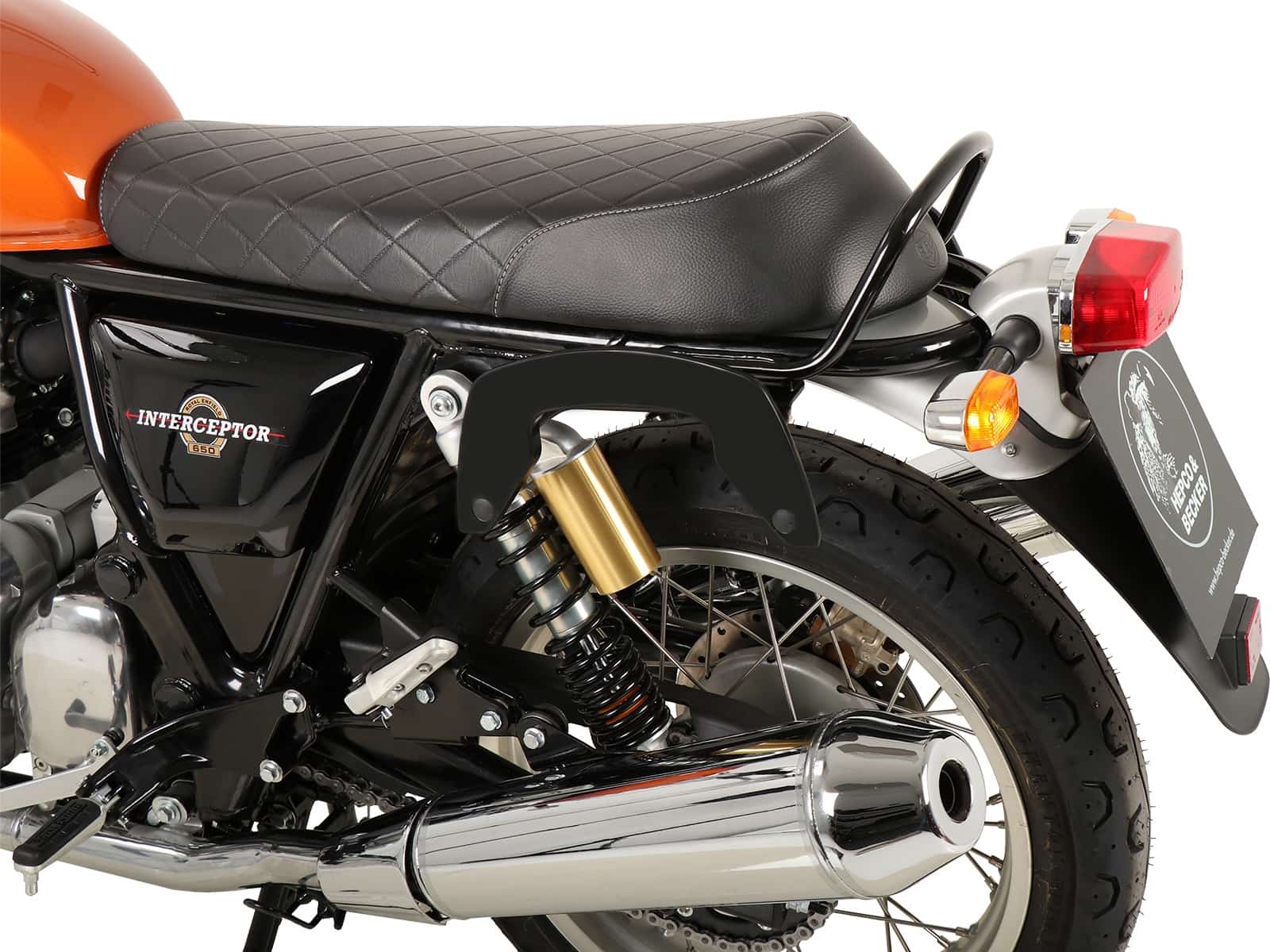 C-Bow sidecarrier black for Royal Enfield Interceptor (2018-) / Continental 650 / GT 650 (2019-)