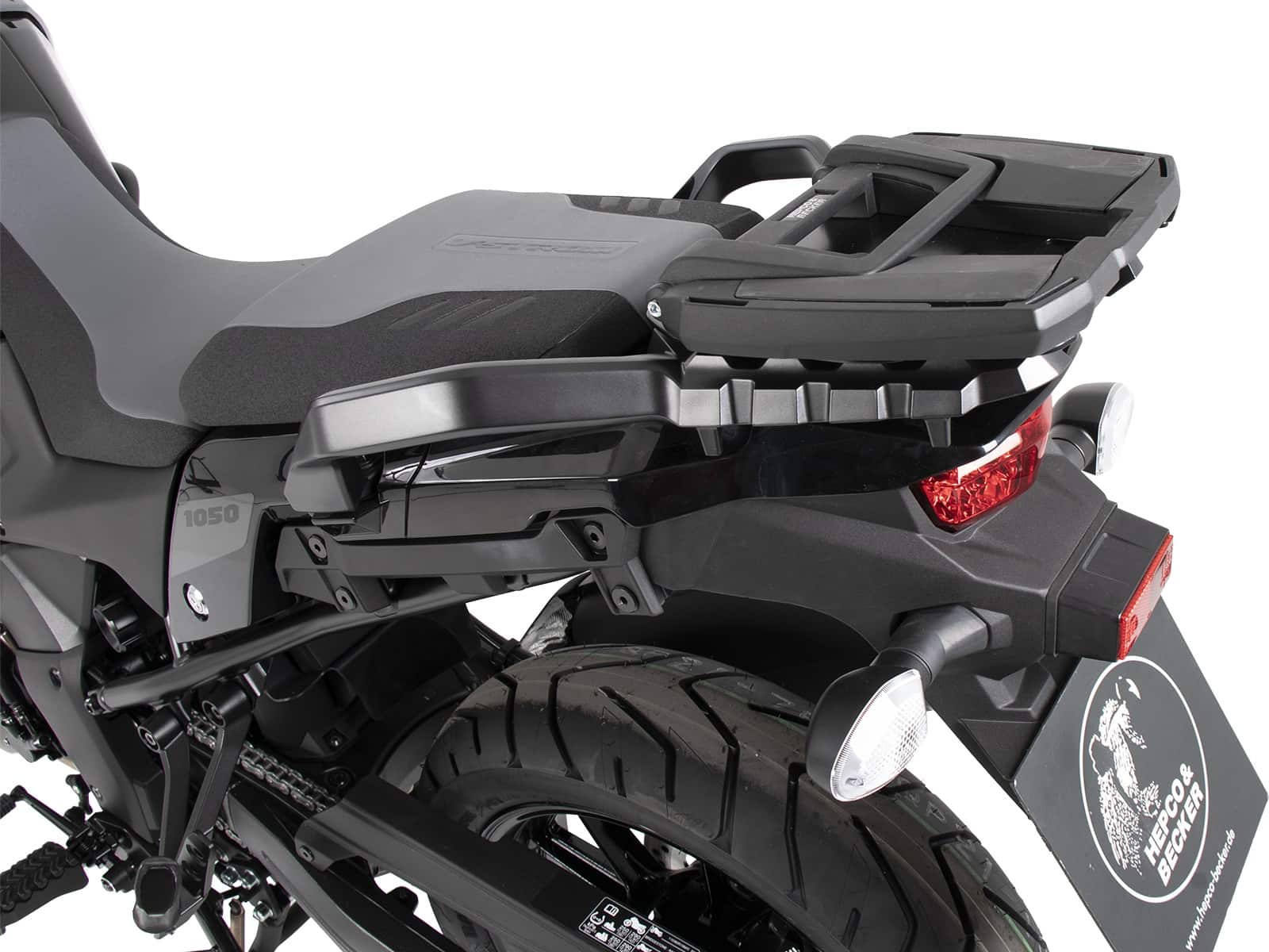 Easyrack topcasecarrier black for combination with original rear rack for Suzuki V-Strom 1050 / XT (2020-2022)