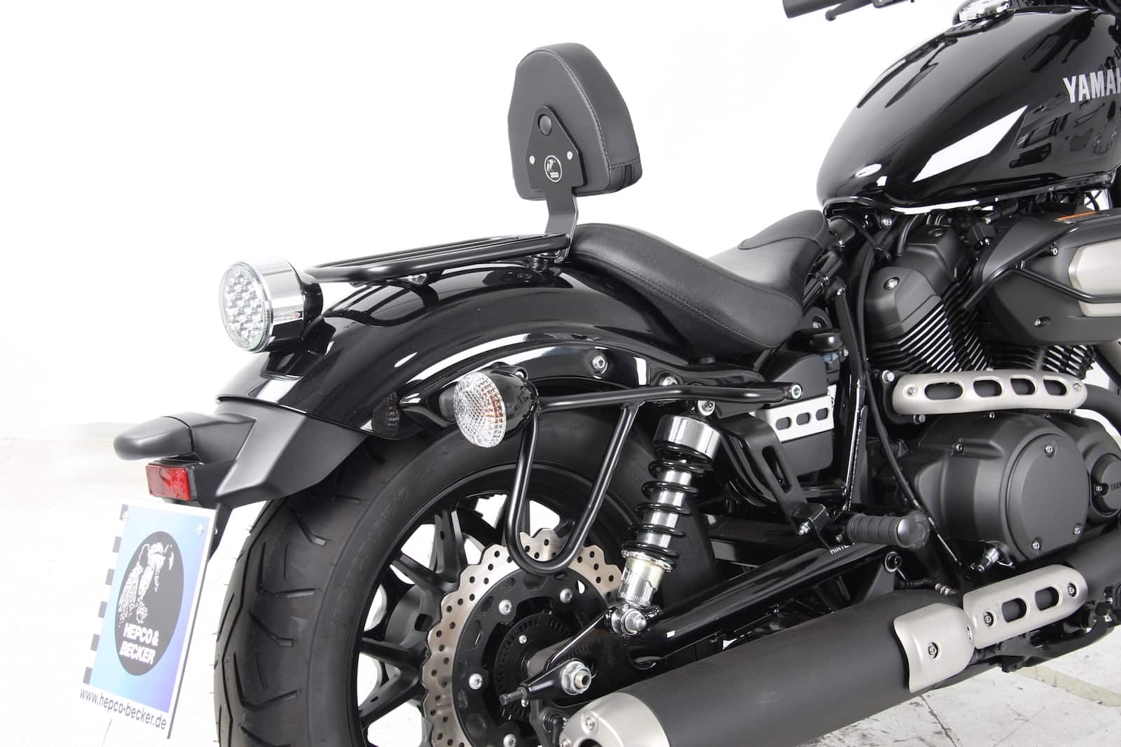 Saddlebag holder Cutout - black for Yamaha XV 950/R (2013-2020)