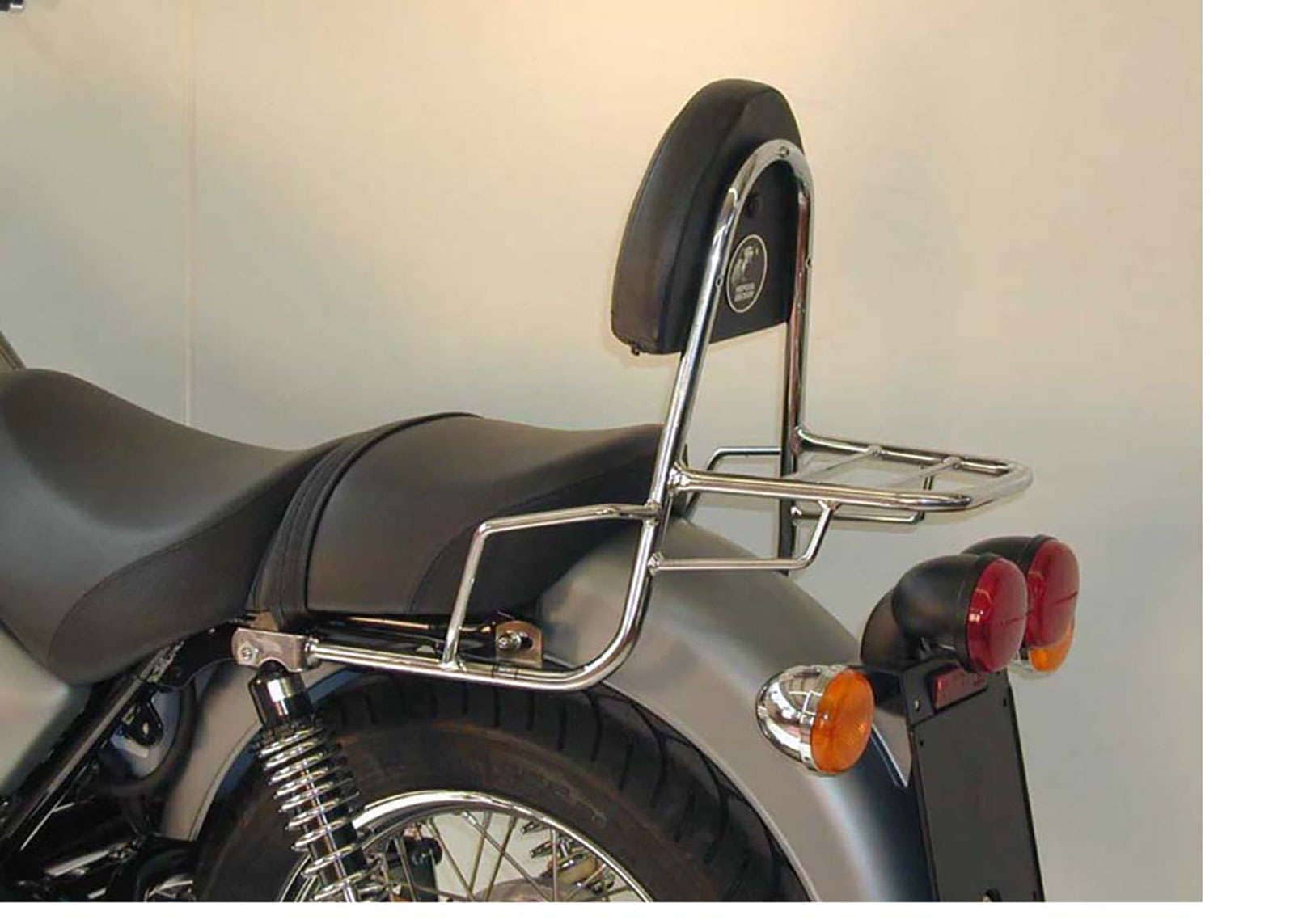 Sissybar with rearrack chrome for Moto Guzzi California Stone (2001-2005)