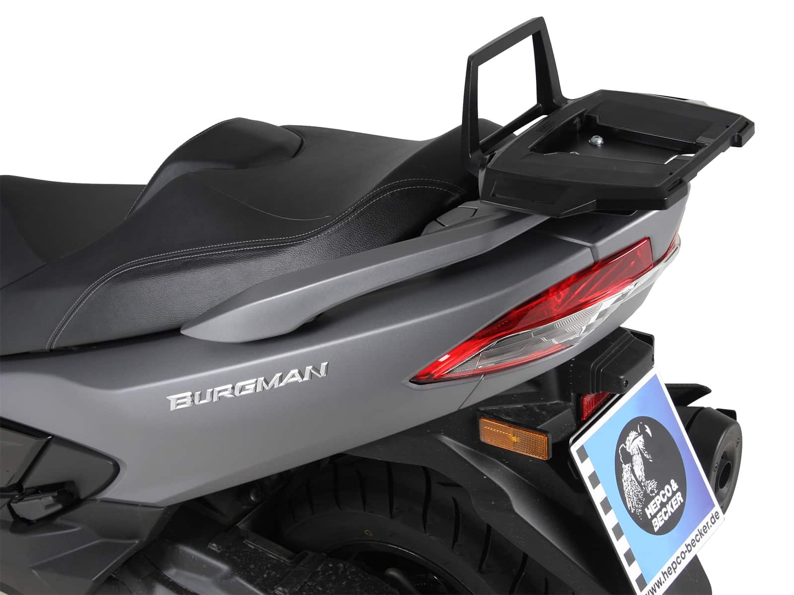 Alurack topcasecarrier black for Suzuki AN 400 Burgman (2017-)