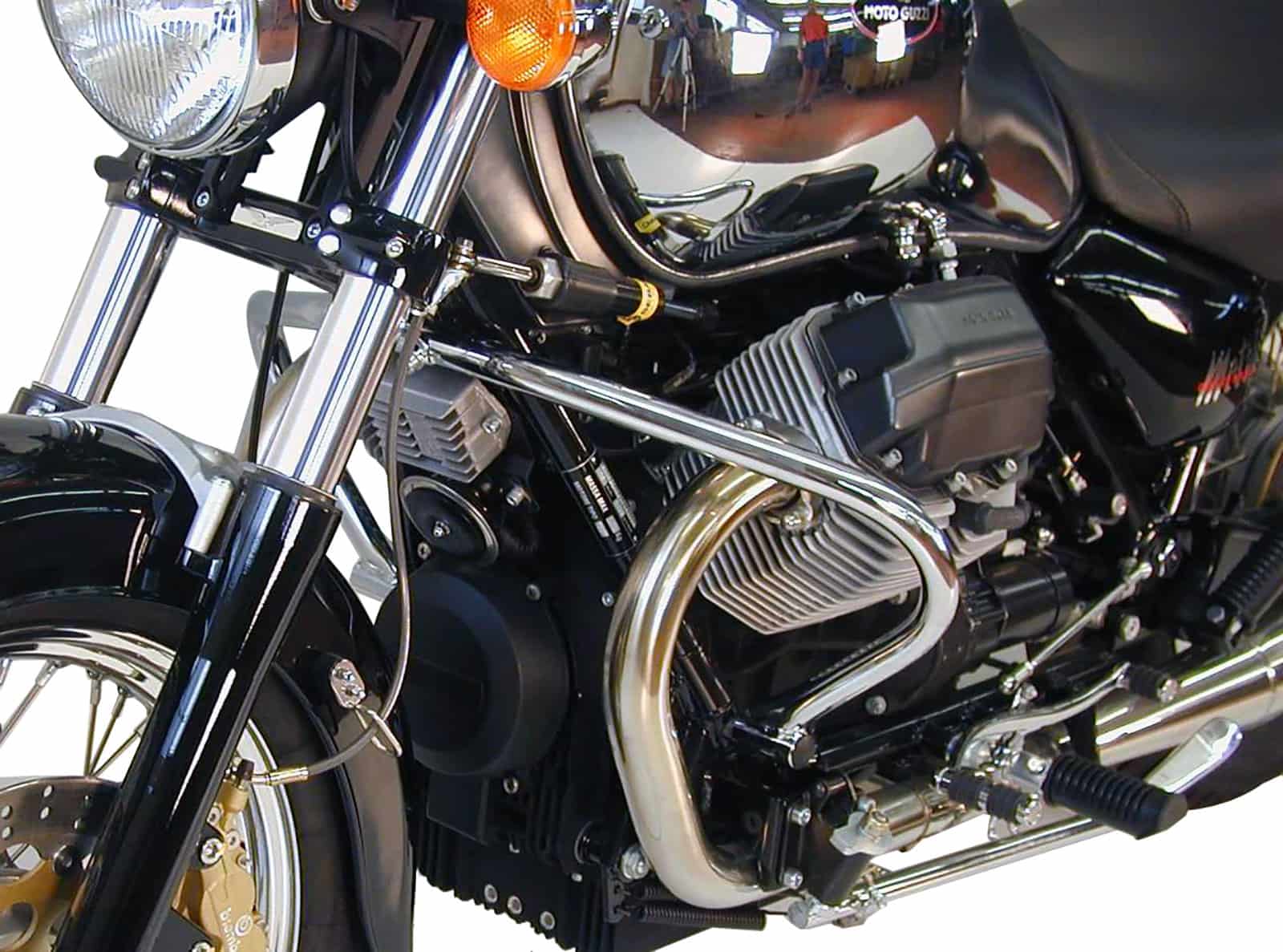 Engine protection bar chrome for Moto Guzzi California  / Aquila Nera (1999-2012)
