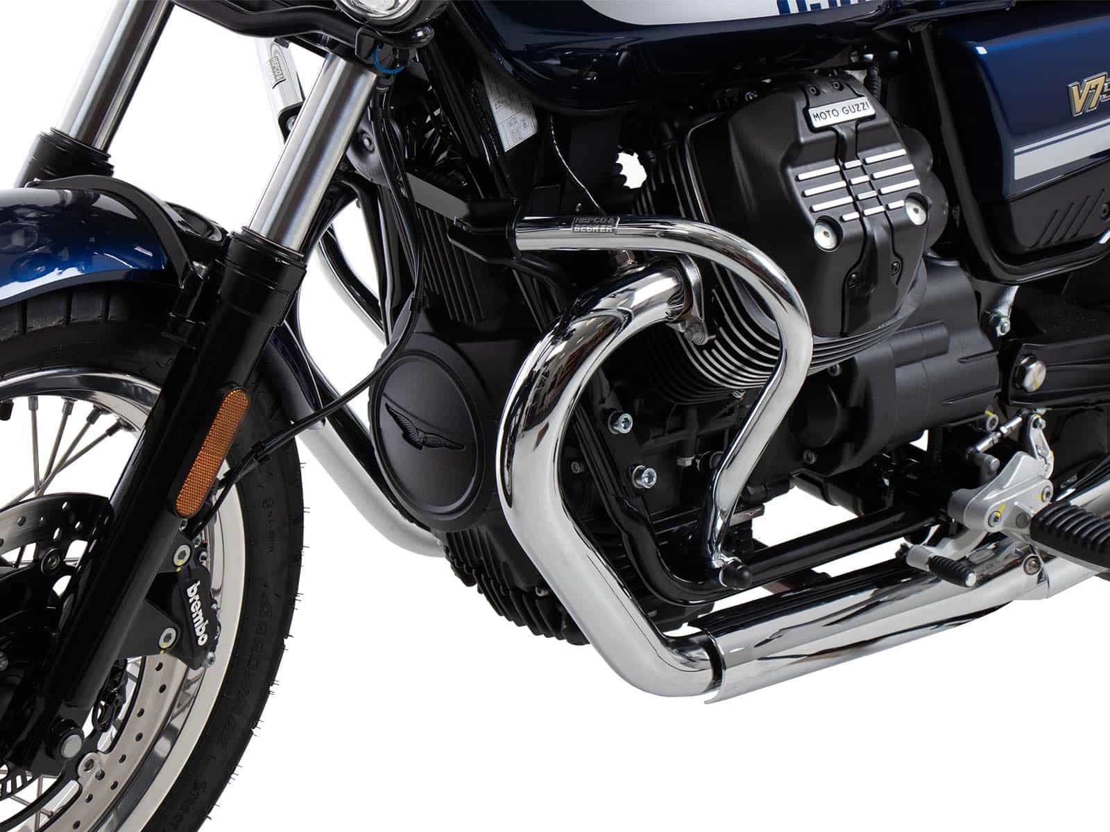 Engine protection bar chrome for Moto Guzzi V7 Stone Special edition (850ccm) (2022-)