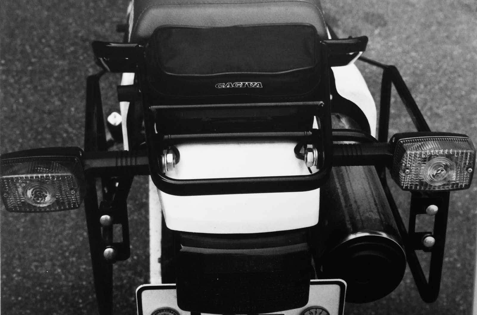 Sidecarrier permanent mounted black for Cagiva Elefant 350 (1985-1986)/Elefant 750 (1987-1990)